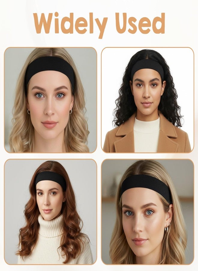ValueBargain 2PCS Lace Melting Band, C-Shaped Melting Bands for Lace Front Wigs for Women, Wig Bands No Slip Secure (Black) - Image 5